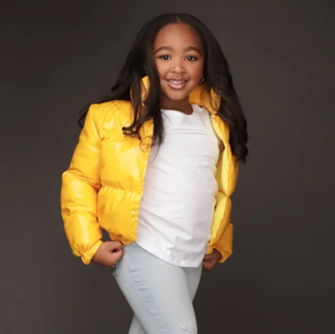 2021 Wholesale fashion kids trench down puffer coats cute winter kids bubble coats jacket