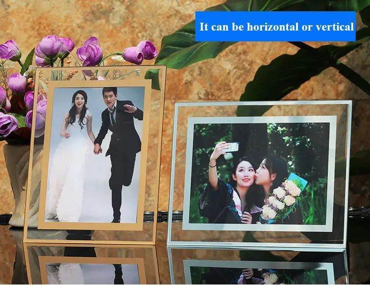 High-grade crystal glass a4 business licence photo frame wholesale acrylic A5 honours awards certificates exhibition Display