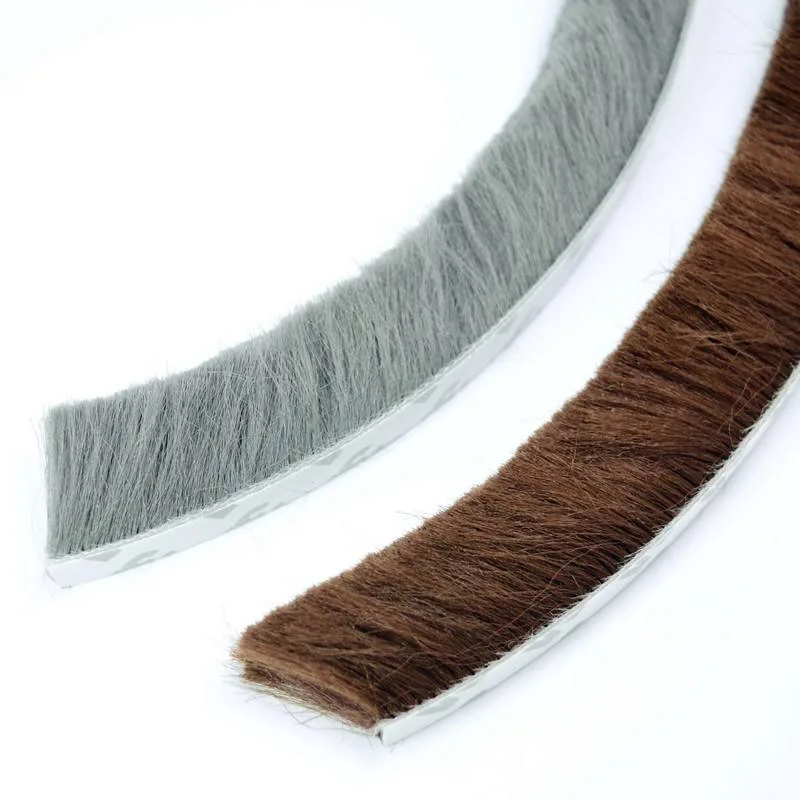 
 Hot sales wool pile waterproof weather strip adhesive door seals  