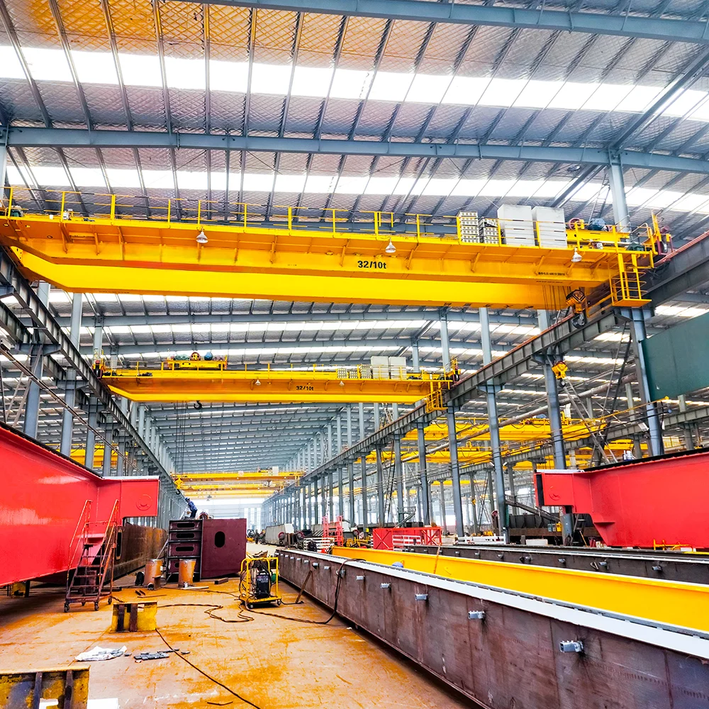 Factory outlet remote control 15ton double girder overhead crane with ce certificate