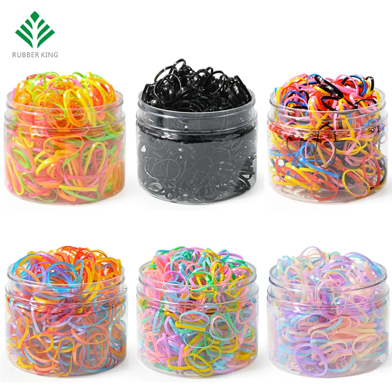 For Stationery Customized China Factory Direct Sales O-Ring Black Box Tiny Small Box Rubber Band