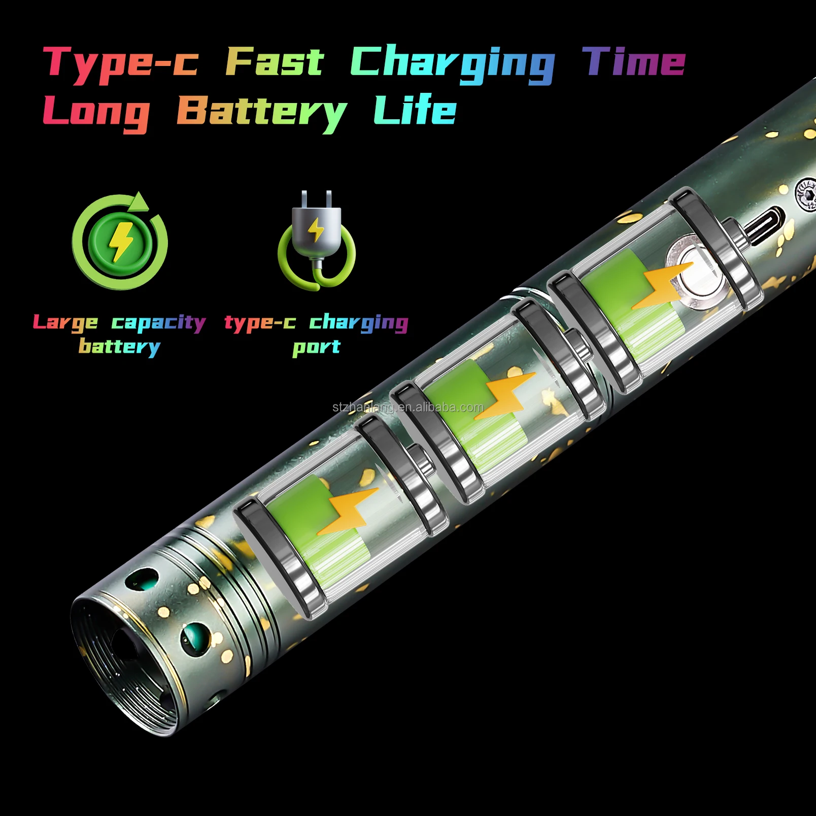 Warwolf 1pc EGW11-1 Wholesale Anakin Lightsaber RGB 15 Colors Metal LGT Lightsaber