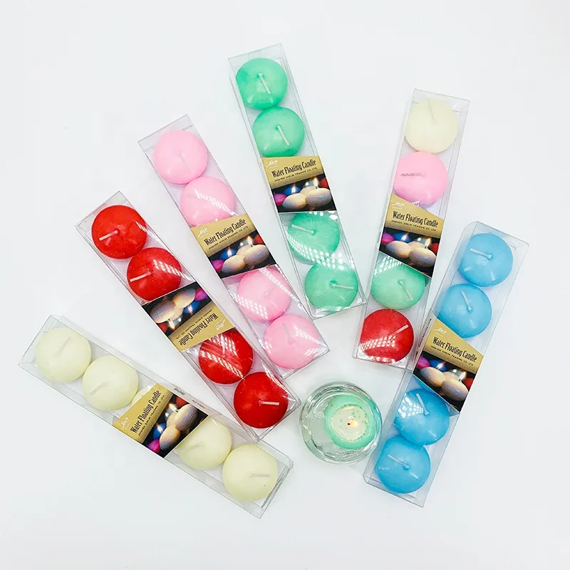 Wholesale perfume floating candle set for  wedding, party, votive occasions with custom private label