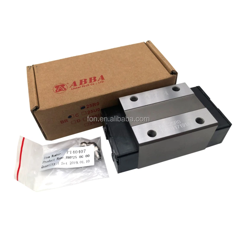 original ABBA linear guide & slide block brh25b