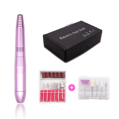 Машинка для маникюра, портативная пилка для ногтей, шлифовальная машинка, инструменты для маникюра и педикюра, электрическая дрель для ногтей, ручка