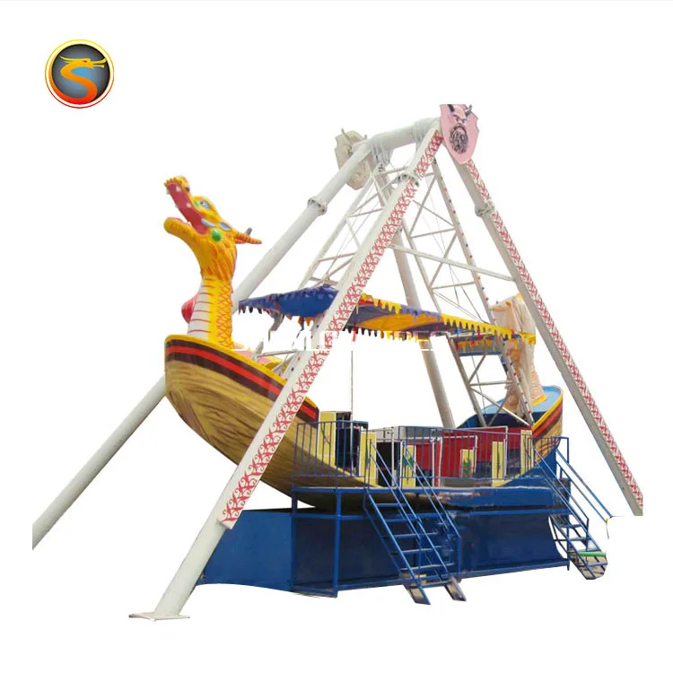 
Large park attractive amusement rides pirate ship, swing ship sea dragon rides for sale 