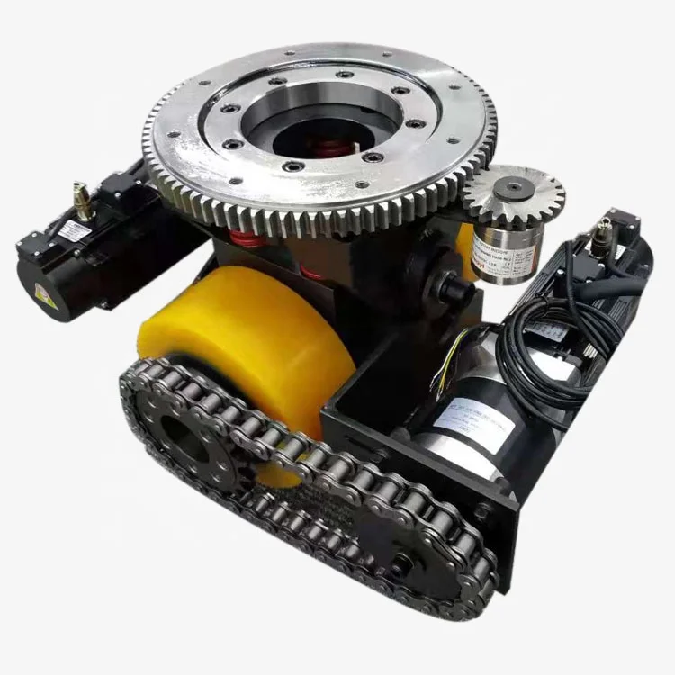Load 2 tons differential drive wheel TZCS-750-30 with absolute position detection for agv