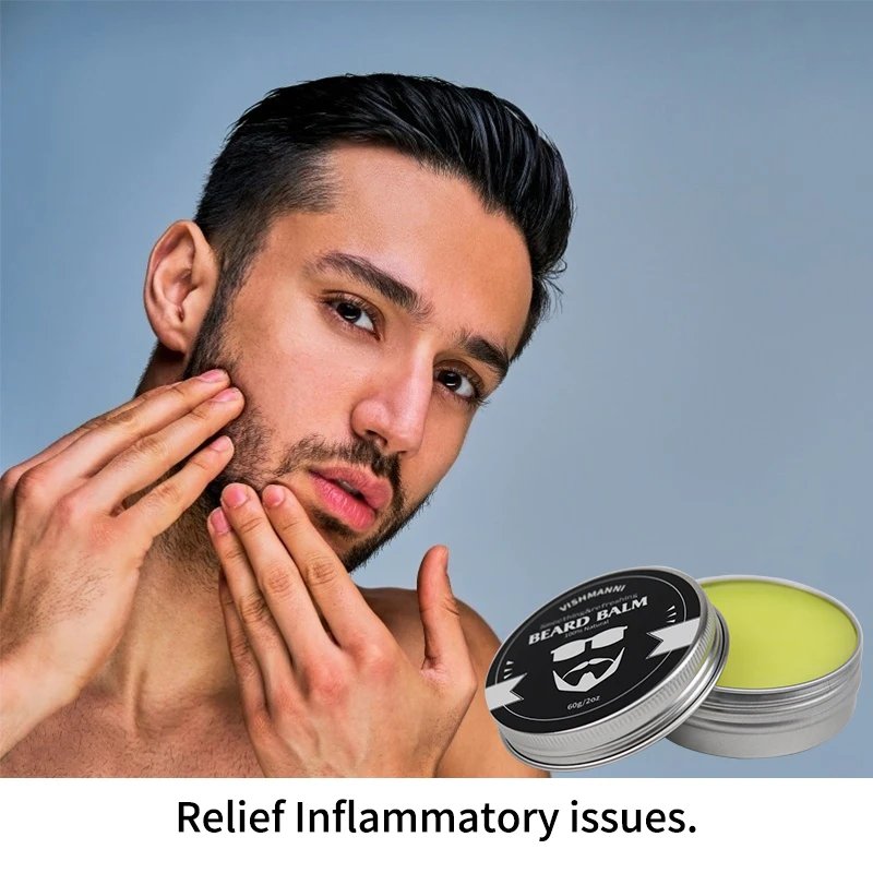  China Manufacturer Supply Unscented&Scented Beard Balm For Men Barber