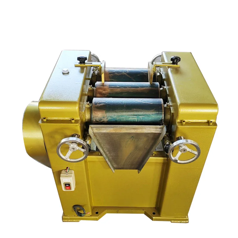 ceramic three-roll grinder three roll mill for soap lipstick cosmetic powder Reference Price:Get Latest