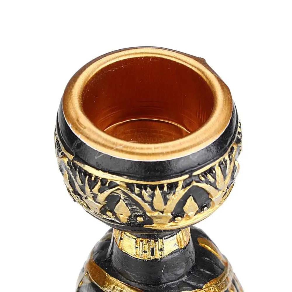 Vintage Egyptian Holders Candlestick Home Decoration Gold Figurine Craft Anubis Sphinx Goddess Table Candle Stand Gift