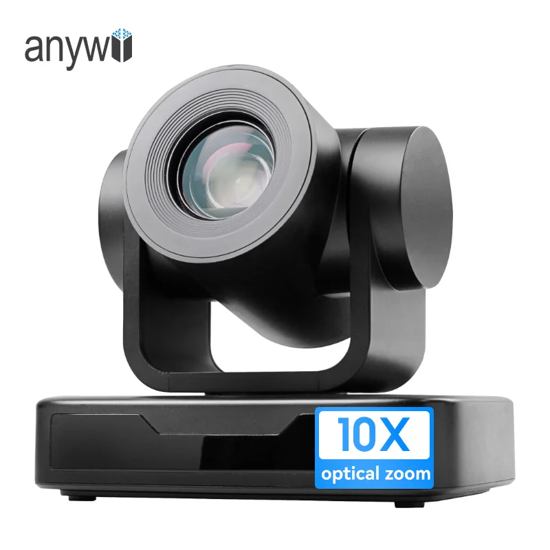Anywii 1080p High Resolution Video Ultra Wide Angle Conference Camera 10X Optical zoom Conference Room Camera