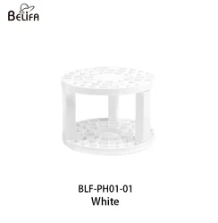 49 hole desk organizer pen pencil stand rack plastic round makeup artist paint brush holder