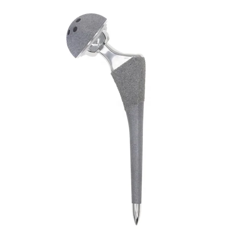 Manufacturer Price Total Hip Joint Prosthesis Implant Artificial Hip Replacement Orthopedic Implant Femoral Stem Cementless Stem