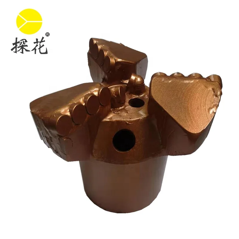 
Steel body coal mining bits 3 wings pdc non core drag drill bits for water well drilling and coal mining 