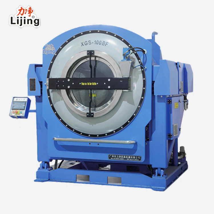 Garment factory 100kg Super Series Variable Frequency Commercial Tilt Washer Extractor Hotel Washer Extractors