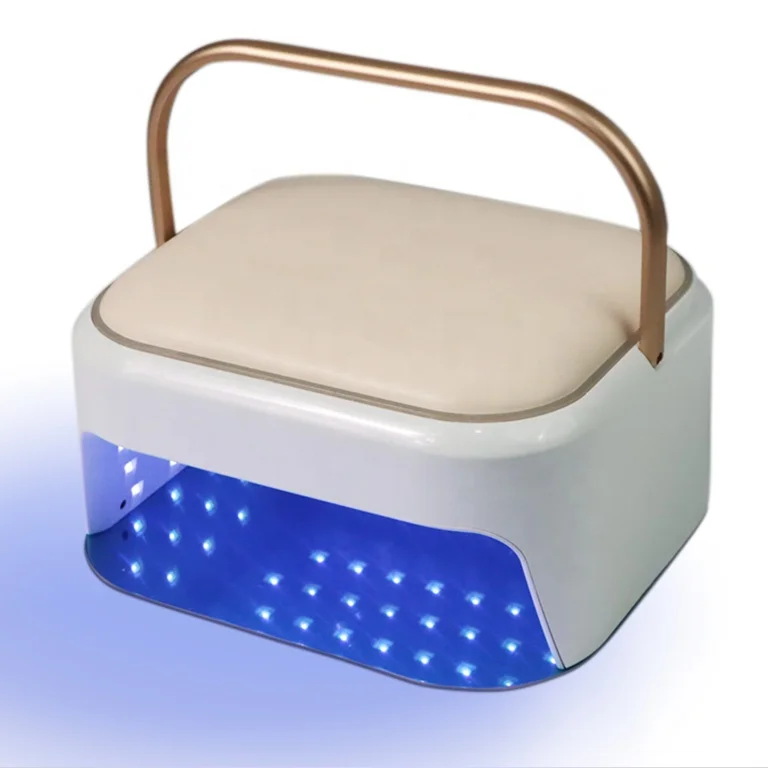Rechargeable 218w Hand Pillow Uv Led Nail Lamp Portable Professional Hand Cordless Nail Dryer Machine For Salon & Home