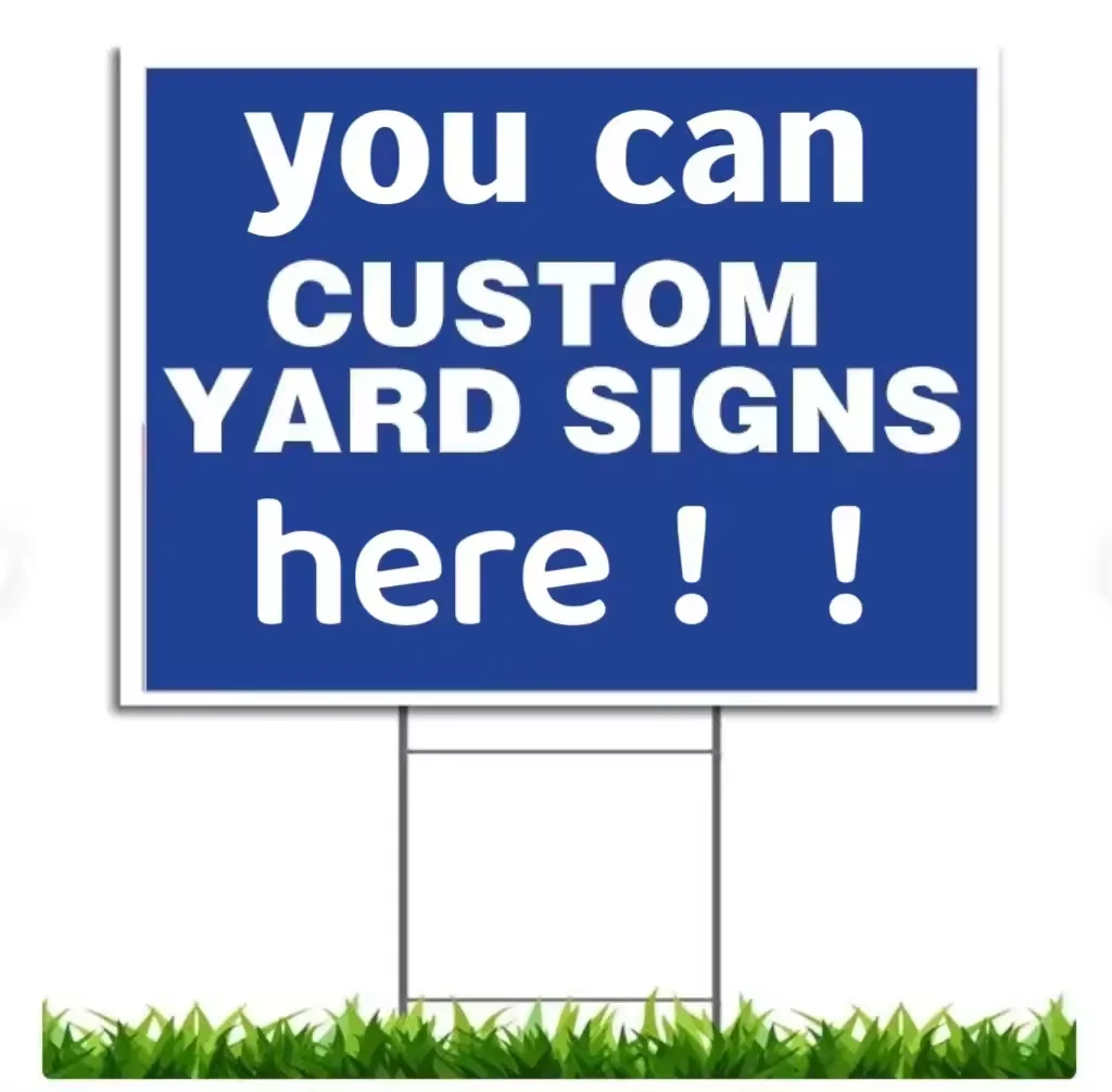 5mm yard street sign digital UV printing advertisement sign board price ticket promotion element corflute sign board