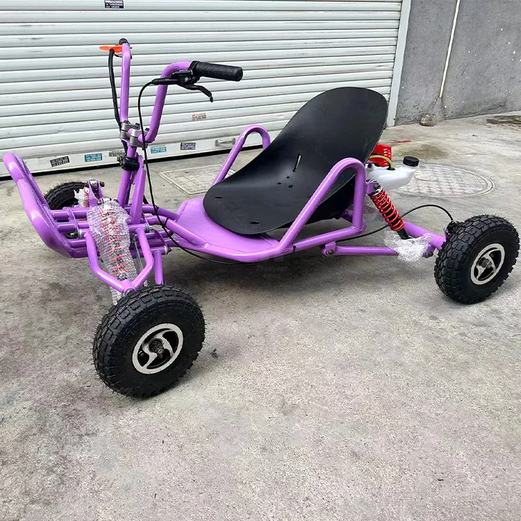 Zhuoyuan New 63cc Drift Karting Dirt Buggy Children Karting Carting Car Mini Drift Go Kart