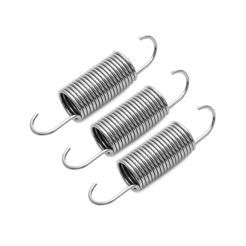 High Quality Stainless Steel Gold Finish Brake Return Spring Extension Spring with Long Hook Clamp for  Motorcycle