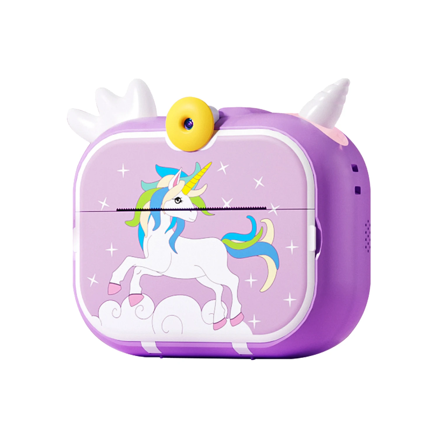 Cute Cartoon Kids Instant thermal paper print Children Fun Christmas Gift printer camera Built-In Games 2.4 Inch printer for kid