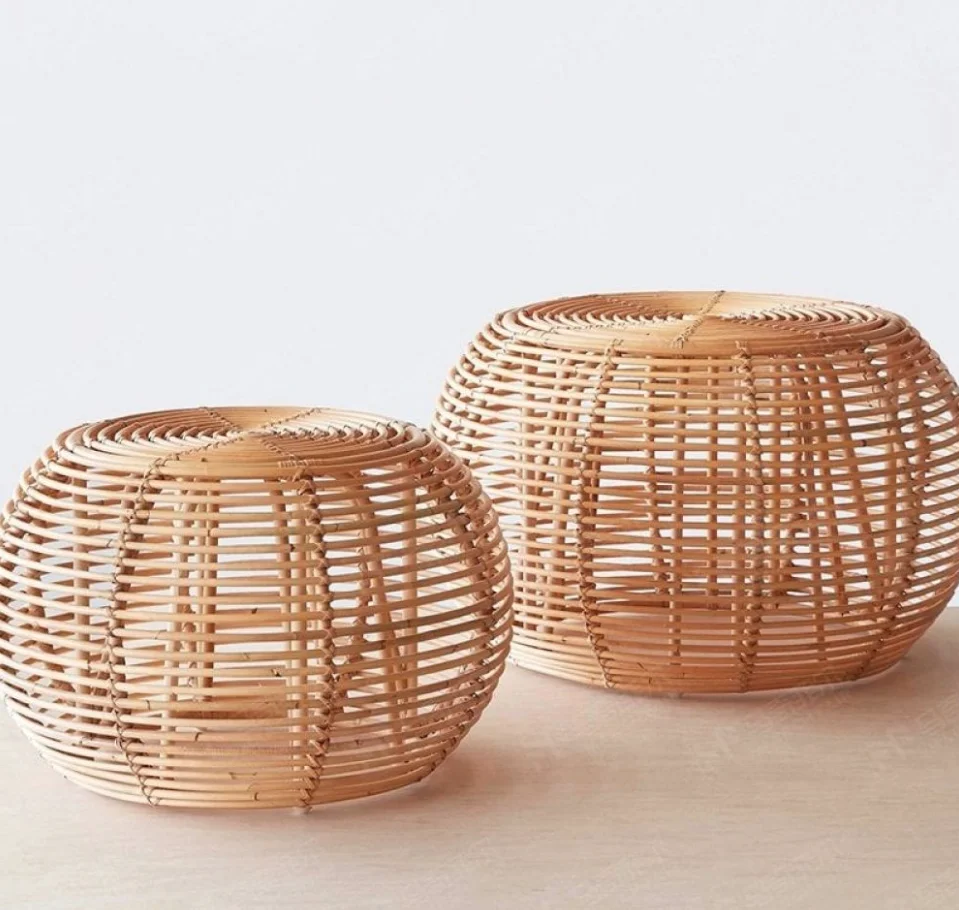 New Style Organic High Quality Circle Rattan Table For Decoration From Viet Nam Ready To Ship