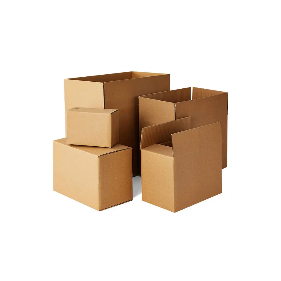 Custom Printing 8x8x8  5x5x5 shipping boxes 5 inch caja de carton embalaje large moving cardboard box packing