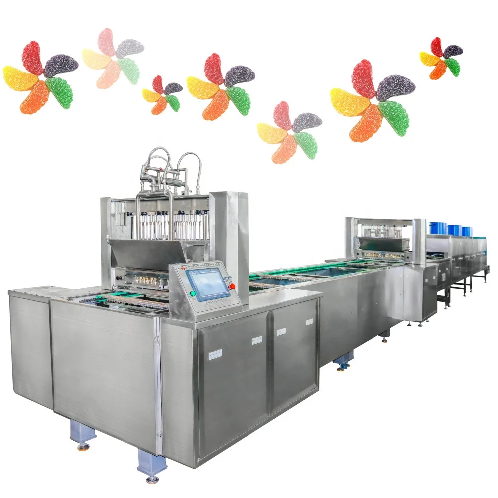 Factory Directly Supply Full Automatic Sweet Gummy Candy Making Machine