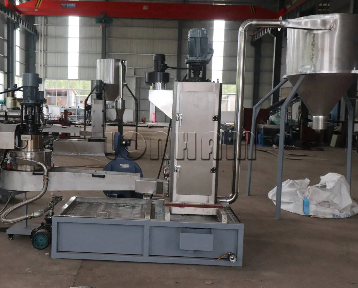 Plastic PP PE Water-Ring Granulation Line/Water Ring Pelletizing Line