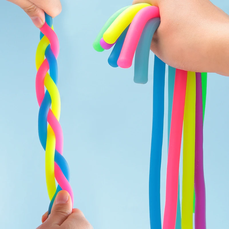 Wholesale Novelty Toys Austim Sensory Stretchy Noodle Stretchy Strings Fidget Toys