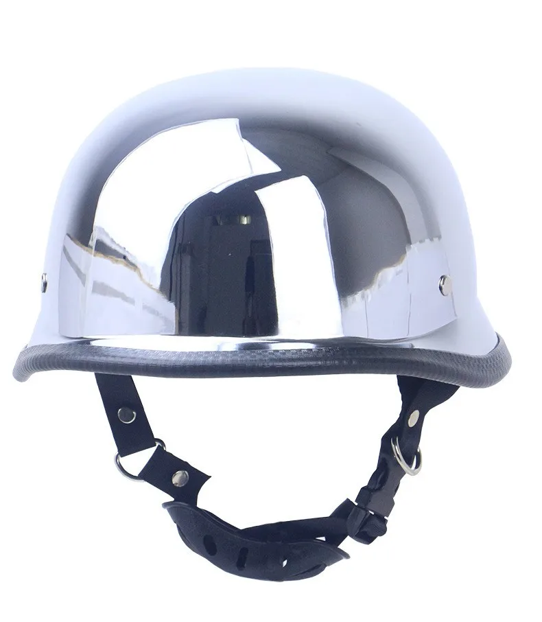 SLKE Retro World War II M35 shape retro locomotive helmet electroplating craft electric vehicle half helmet