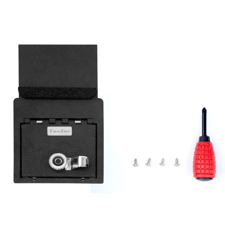 Convenient Fingerprint lock Armrest Storage Box Organizer Console Safe Gun Safe for Tesla Model 3 & Y 2021+