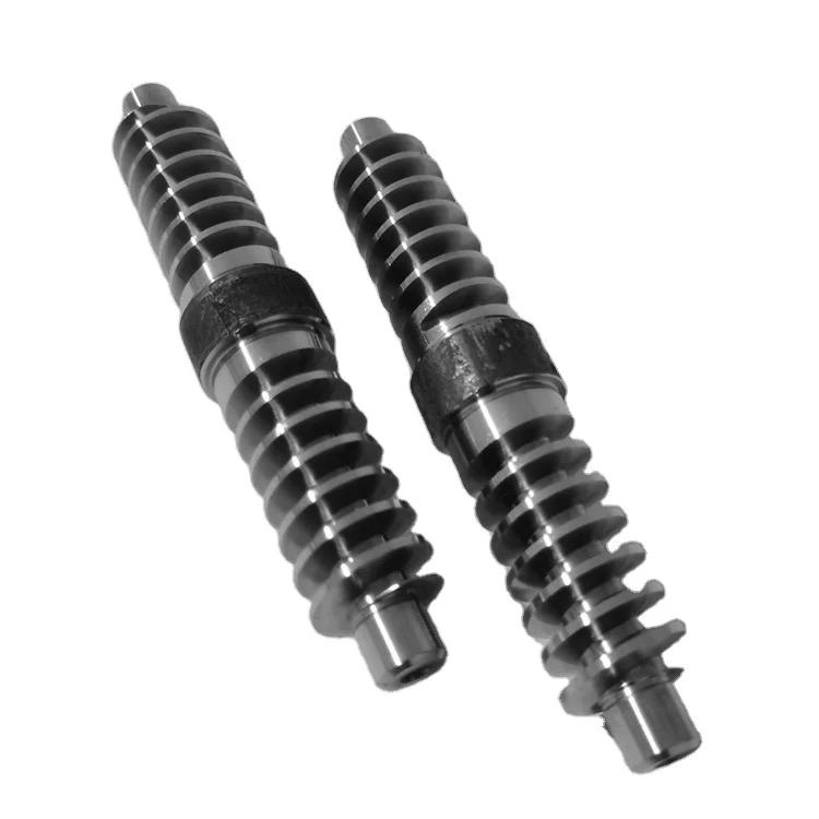 
Custom Forging Shaft Steel Worm Gear Shaft for Motor Parts 