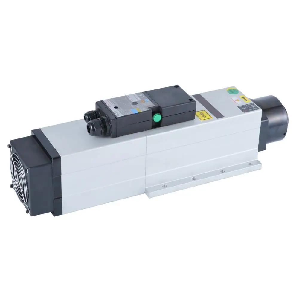 
HQD GDL60 ISO30 6kw 24000rpm motor de husillo moteur de broche ATC Air cooling Spindle 