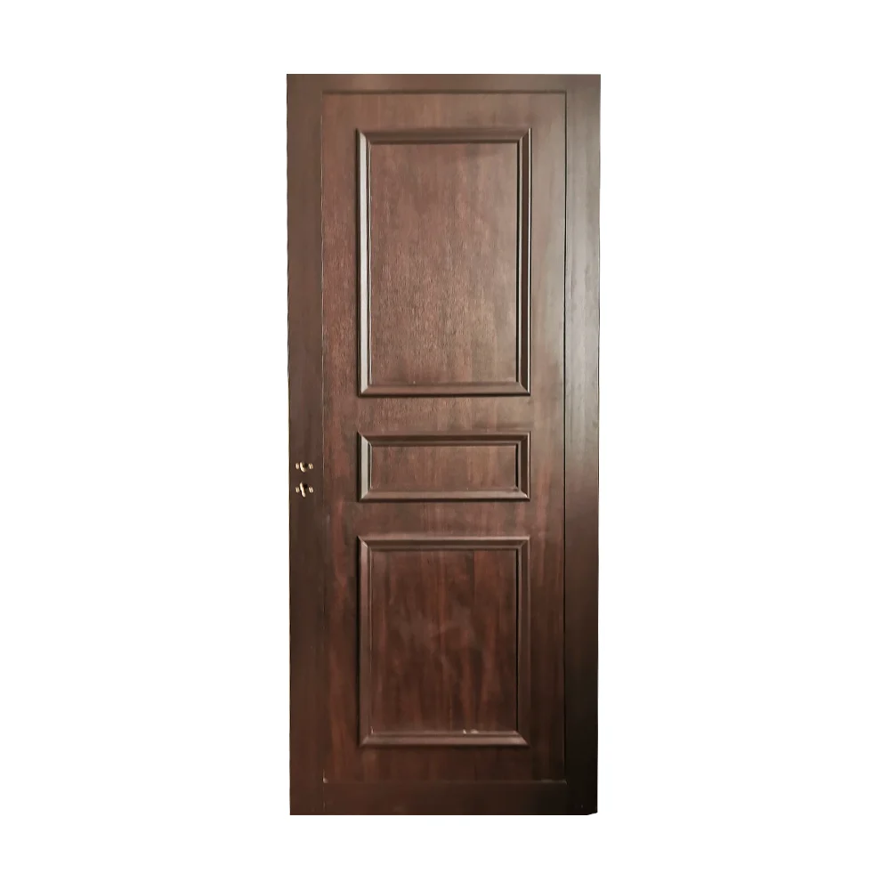 pvc laminate Hollow Core WPC Wooden plastic waterproof Door Design wpc assembly door