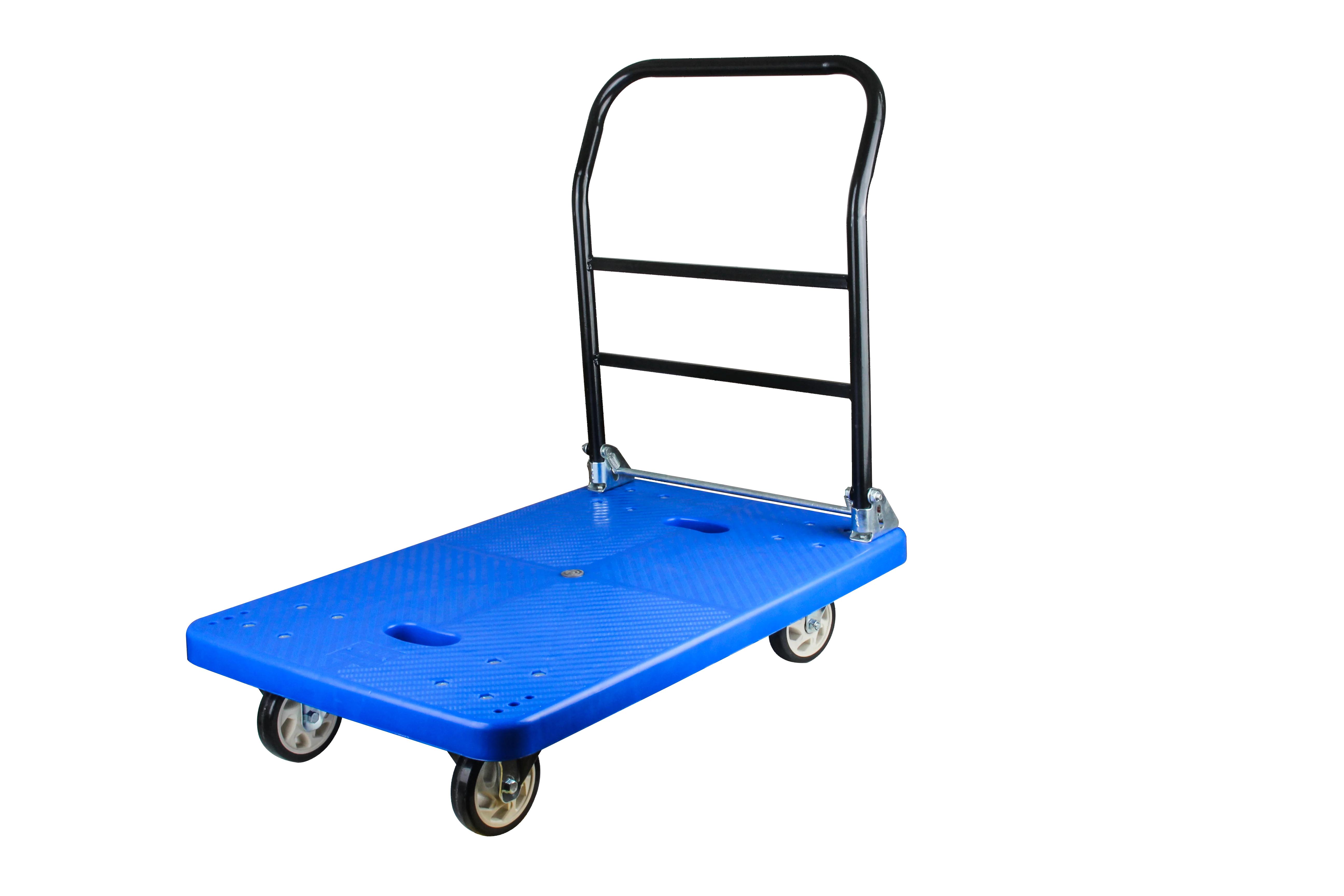 150kg 300kg 500kg Factory Custom Plastic Platform Folding Hand Truck Carts for Warehouse Trolley