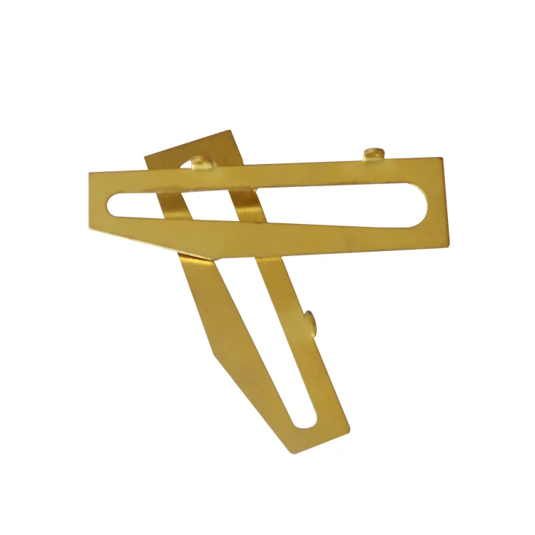 Китайская фабрика, высокоточная штамповка из листового металла под заказ, полированная латунь/медь, металлическая штамповка