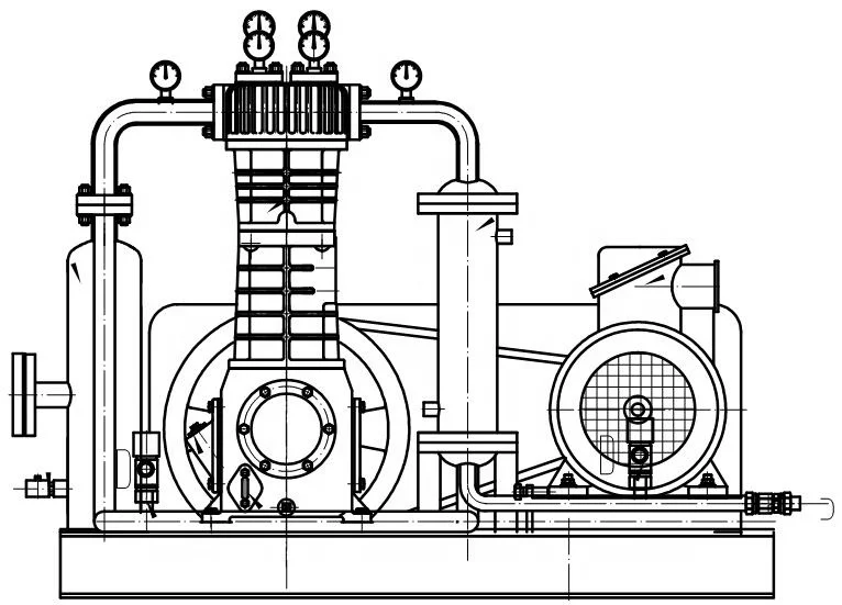 High Pressure Gas LPG Cycle Compressor