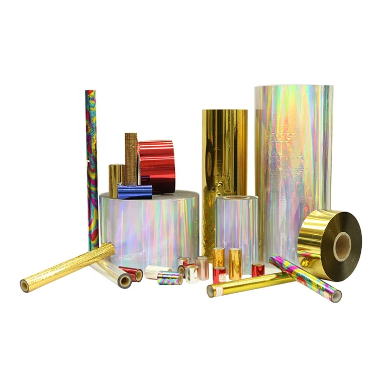 Низкая цена, многофункциональная голографическая Голографическая фольга в рулонах для упаковки