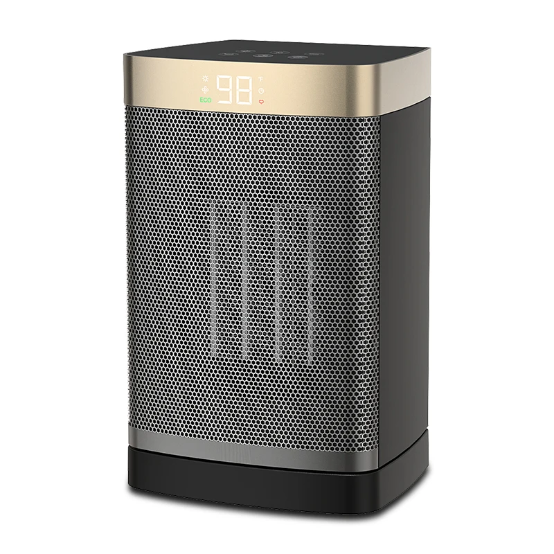 1500W Space Heater Indoor with Thermostat PTC Electric Heater, 70 Oscillating Overheat Protection for Home Office Desk Indoor