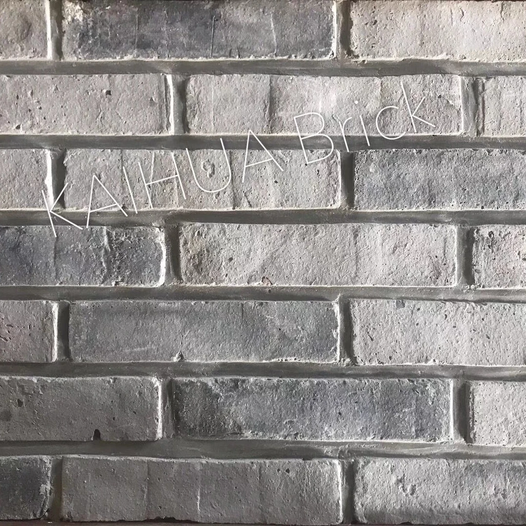 New design grey cultural sticker brick for wall cladding with antique surface