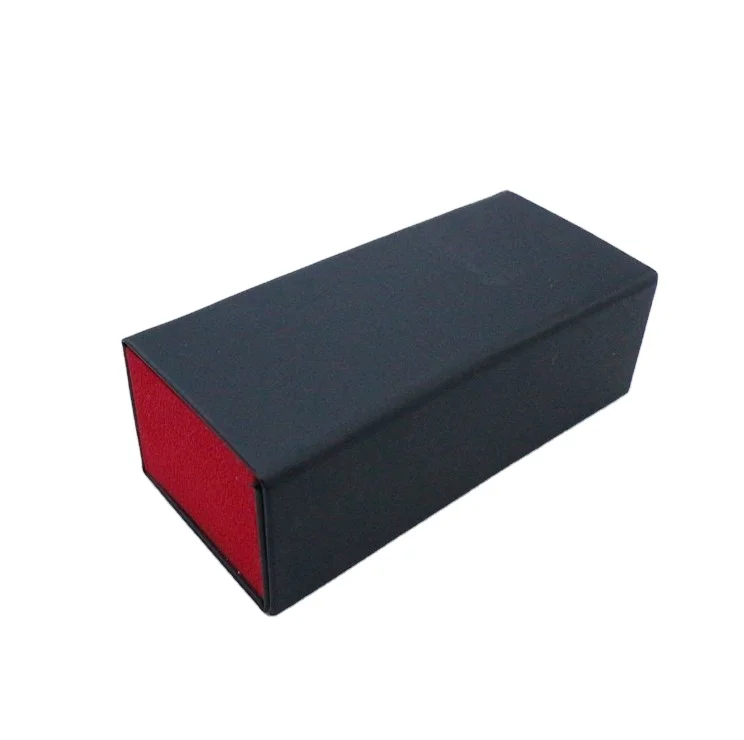 2021 Fashion custom logo Resistant Folding Fashion Leather Glasses case sunglasses packaging box