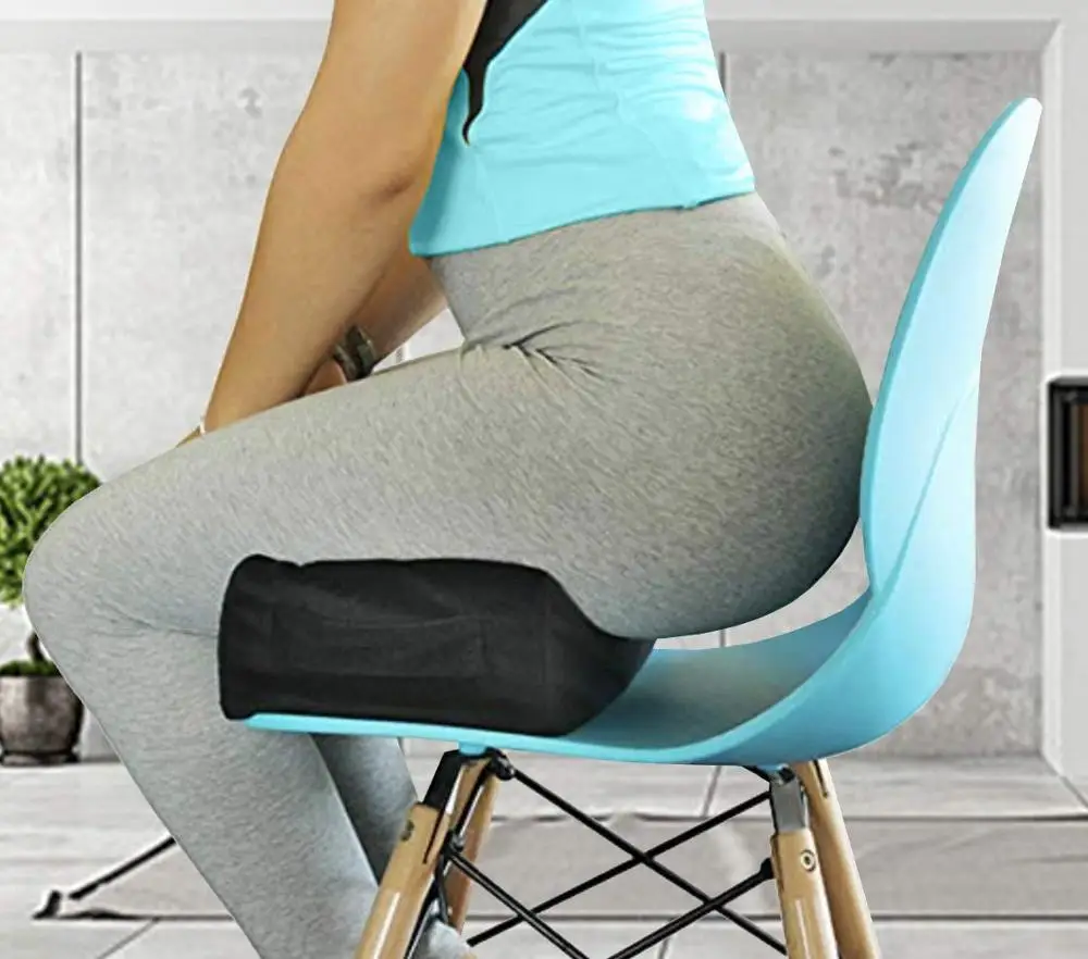 Buttock Black Carry Bag Velboa Fabric Adults Velvet Fabric Rectangle Solid MEMORY Foam American Style BBL Foam Booty Pillow