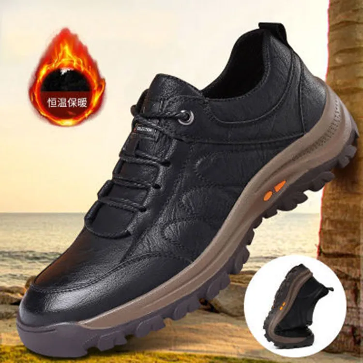 New Original Custom Design Mens Casual Shoes Leather Lace-up Climbing Shoes for Teens men casual shoes