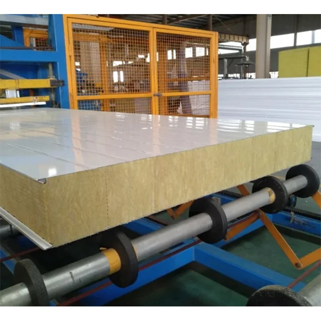 Sandwich Panel Quality Control Prefab Light Steel Warehouse Roof Insulated Foam Eps Thermic Wall Sandwich Panel