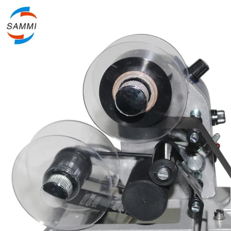 Manual Color Ribbon End Date Batch Number Printer Date Coding Machine