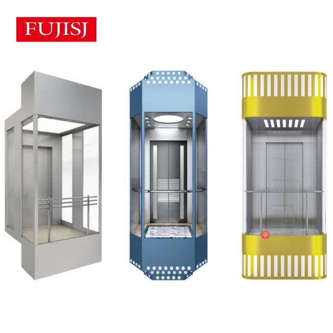 FUJI Observation Elevator Residential Elevator Panoramic OEM/ODM Customized Passenger Elevator