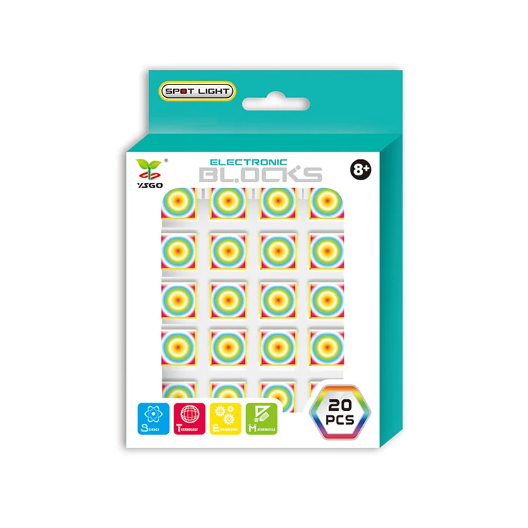 
Giocattolo Pin-insert Educational Electronic Luminous Building Blocks Pointing Lights Toys E Teaching Accessories 