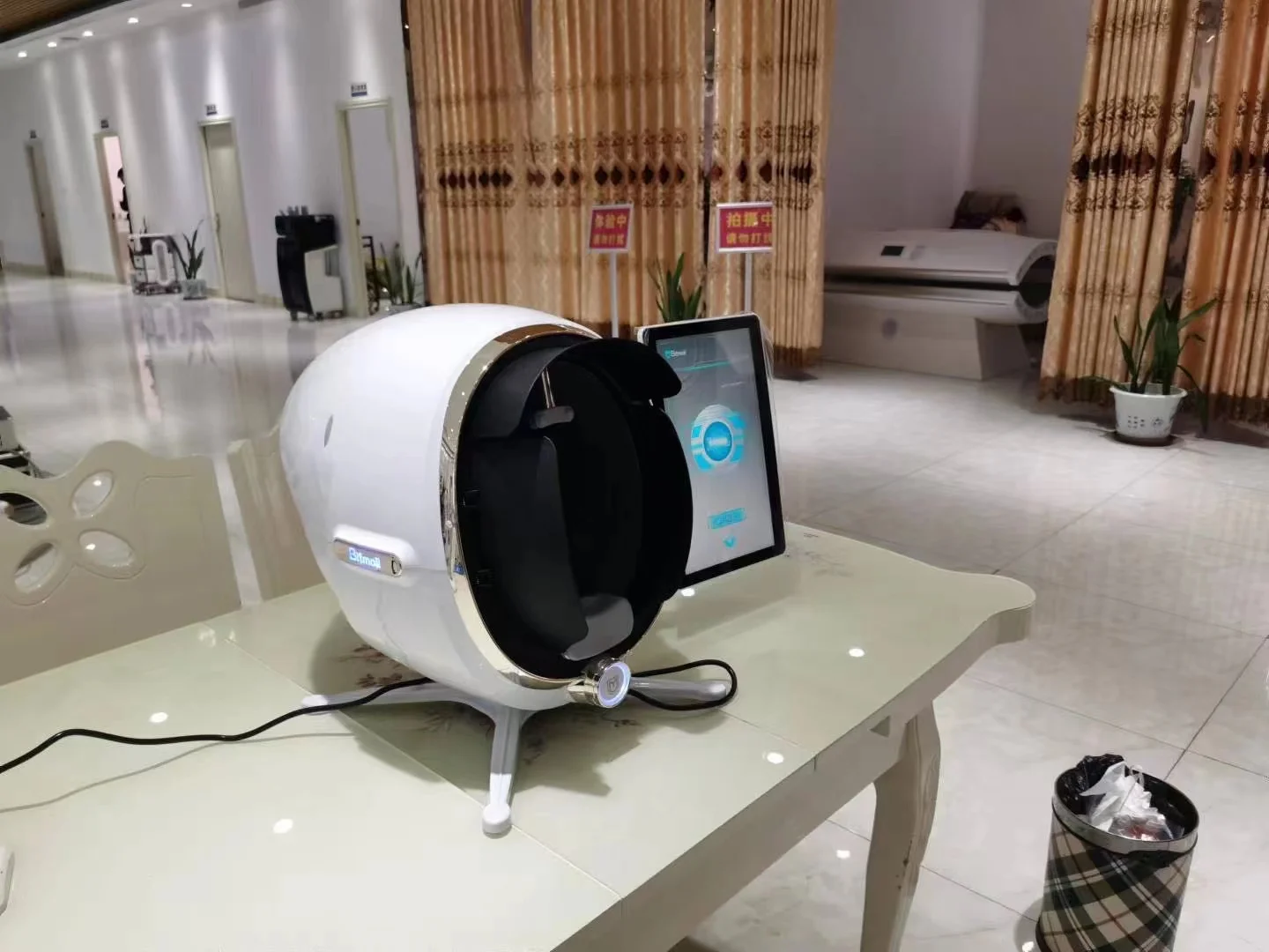 Commercial use 3d facial skin analyzer machine