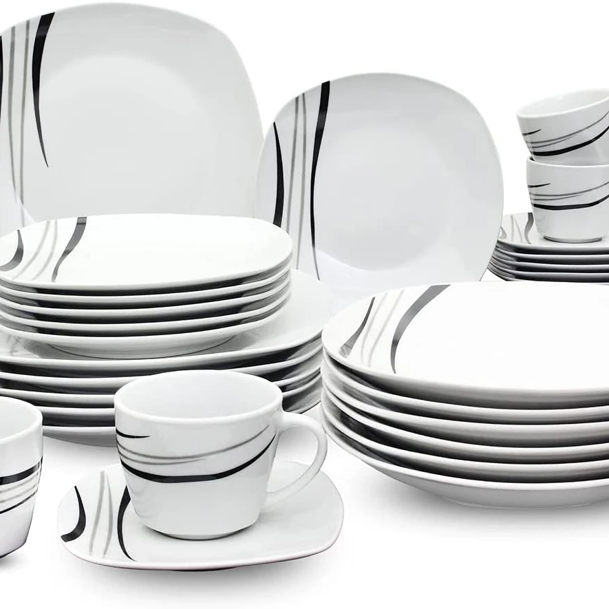 30pcs Porcelain dinnerware sets /ceramic dinner set/tableware set  Set for 6