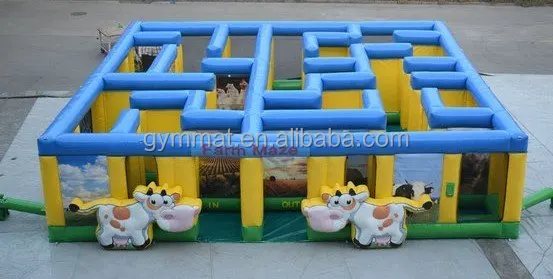 2023 Popular  Use Cheap Indoor Fun City Playground Inflatable Amusement Theme Park,Inflatable Maze Sport Game Large Castle